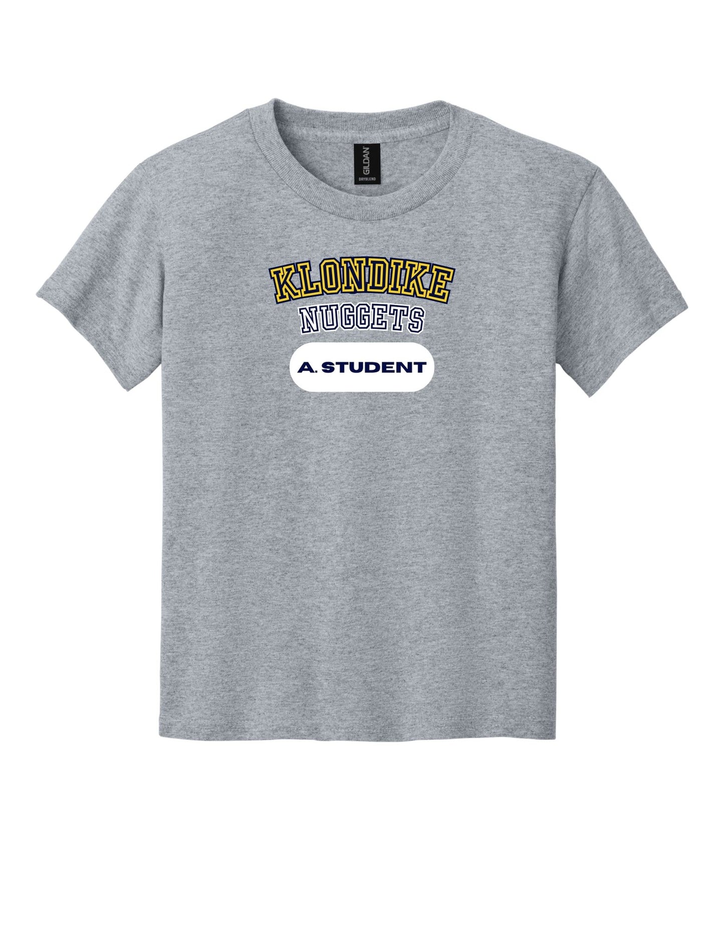 Klondike Middle School-Gym Shirt (Personalized with Name)