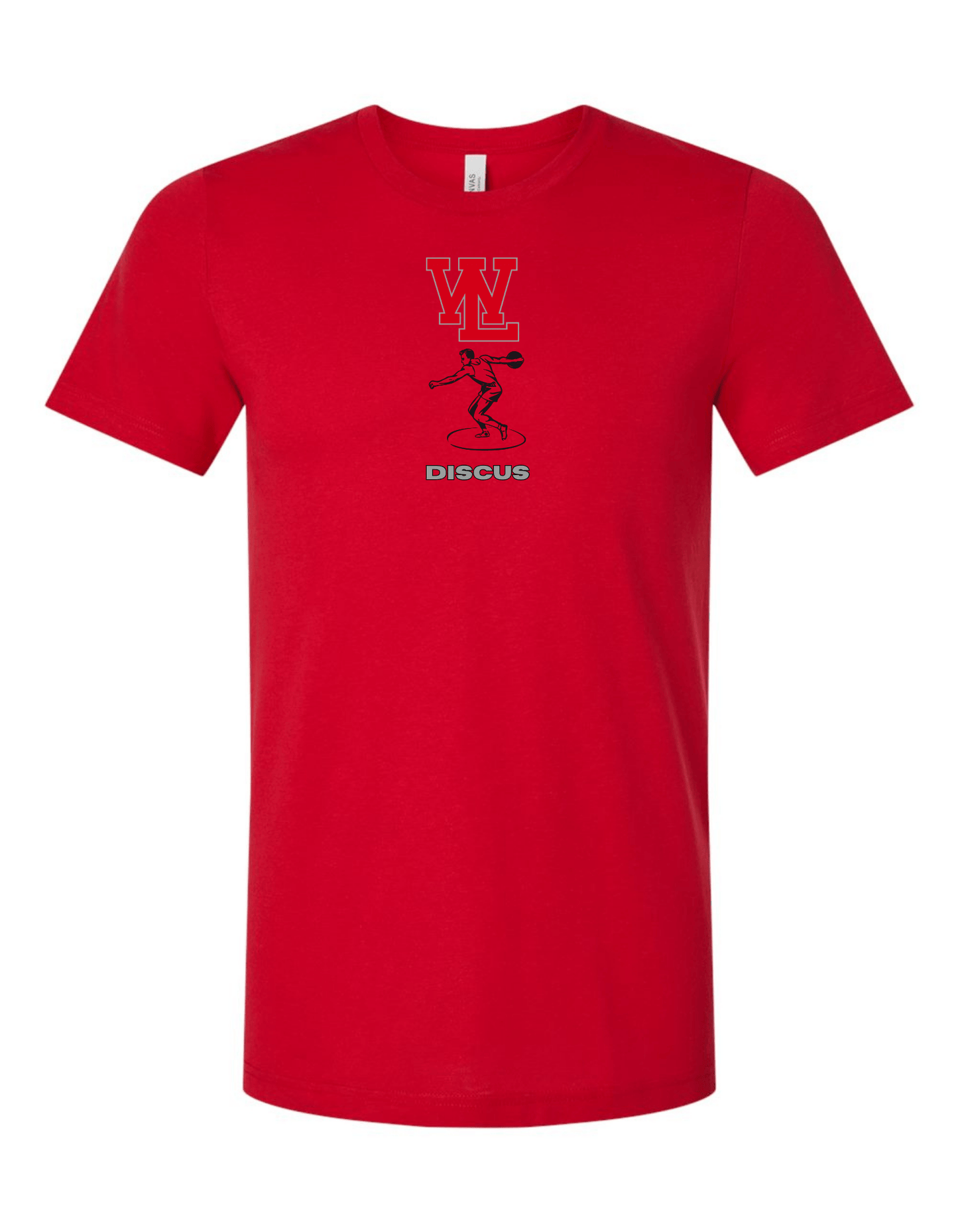 Red WL Discus Tee