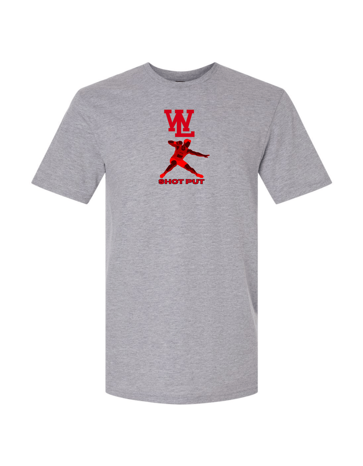 Gray WL Shot Put Tee: Male Graphic