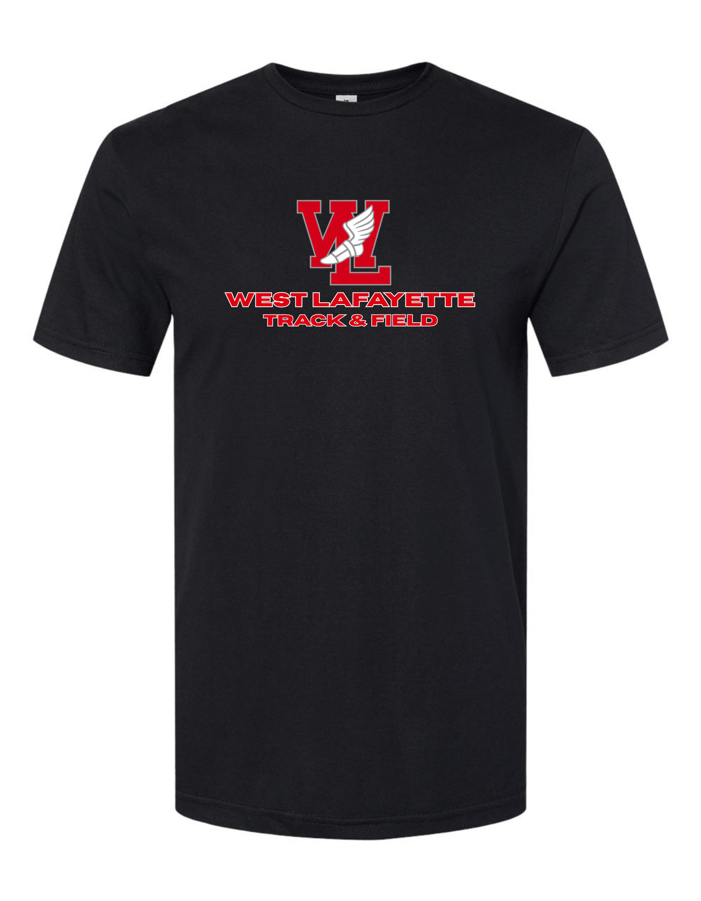 Black West Lafayette Track & Field Team Tee