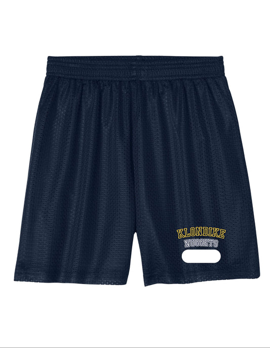 Klondike Middle School Gym Shorts (With No Name)