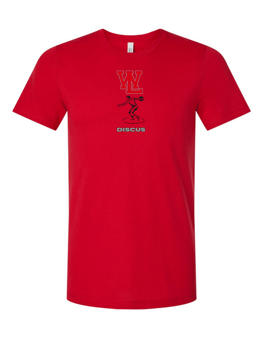 Red WL Discus Tee