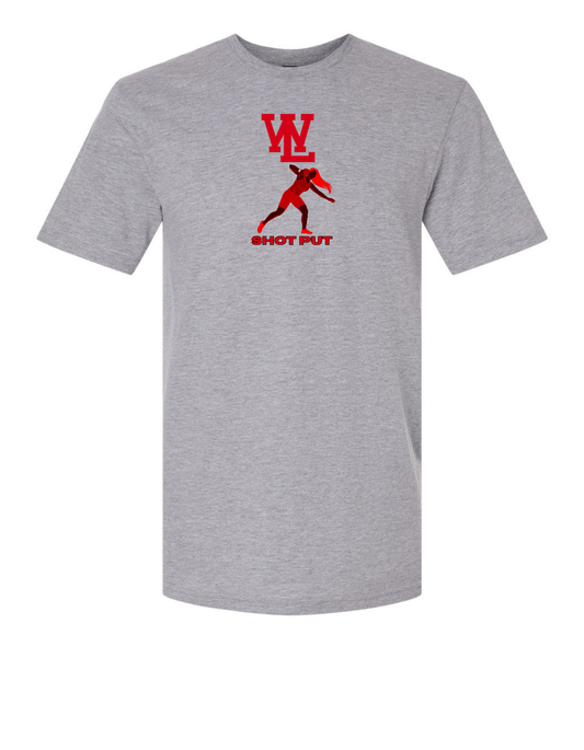Gray WL Shot Put Tee: Female Graphic